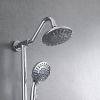 6" Rain Shower Head with Handheld Shower Head Bathroom Rain Shower System