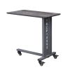 ACME Cargo Accent Table w/Wall Shelf in Gunmetal AC00362