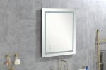 bathroom led mirror is multi-functional and each function is controlled by a smart touch button.