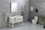 bathroom led mirror is multi-functional and each function is controlled by a smart touch button.