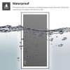LED Bathroom Vanity Mirror Wall Mounted Adjustable White/Warm/Natural Lights Anti-Fog Touch Switch with Memory Modern Smart Large Bathroom Mirrors