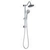6" Rain Shower Head with Handheld Shower Head Bathroom Rain Shower System