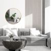 Gold 36 Inch Metal Round Bathroom Mirror