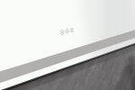 96*36 in bathroom led mirror is multi-functional and each function is controlled by a smart touch button.