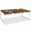 Coffee Table Teak Resin 43.3"x23.6"x15.7"