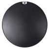 Silver 32 Inch Metal Round Bathroom Mirror
