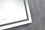 36x 36Inch LED Mirror Bathroom Vanity Mirrors with Lights, Wall Mounted Anti-Fog Memory Large Dimmable Front Light Makeup Mirror
