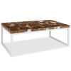 Coffee Table Teak Resin 43.3"x23.6"x15.7"
