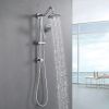 6" Rain Shower Head with Handheld Shower Head Bathroom Rain Shower System