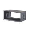 ACME Cargo Accent Table w/Wall Shelf in Gunmetal AC00362