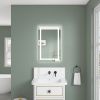 40*24 IN Bathroom Vanity Mirrors , Framed Dimmable Makeup Mirror for Wall, Backlit and Shatterproof, Anti-Fog(Horizontal/Vertical)