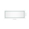 LTL needs to consult the warehouse address84*32 LED Lighted Bathroom Wall Mounted Mirror with High Lumen+Anti-Fog Separately Control+Dimmer Function