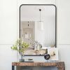 Black 24 "x36" Rectangular Bathroom Wall Mirror
