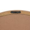20" x 20" Circle Wall Mirror with Wooden Frame, Wall Mirror for Living Room, Dining Room, Foyer, Bathroom, Office
