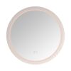24 Inch Switch-Held Memory LED Mirror, Wall-Mounted Vanity Mirrors, Bathroom Anti-Fog Mirror, Dimmable Bathroom Mirror