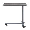 ACME Cargo Accent Table w/Wall Shelf in Gunmetal AC00362