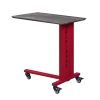 ACME Cargo Accent Table w/Wall Shelf in Red AC00361