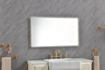 42 x 24Inch LED Mirror Bathroom Vanity Mirror with Back Light, Wall Mount Anti-Fog Memory Large Adjustable Vanity Mirror