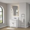 40*24 IN Bathroom Vanity Mirrors , Framed Dimmable Makeup Mirror for Wall, Backlit and Shatterproof, Anti-Fog(Horizontal/Vertical)