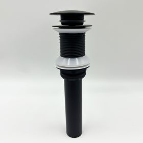 Bathroom Sink Drain without Overflow, Vessel Sink Lavatory Vanity Pop Up Drain Stopper, 304 Stainless Steel (Color: as Pic)