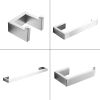 Bathroom Hardware Set Brushed Nickel 4-Pieces Bathroom Towel Rack 24 Inches Adjustable Bathroom Accessories Set
