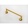 6 Piece Brass Bathroom Towel Rack Set Wall Mount