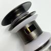 Bathroom Sink Drain with Overflow, Vessel Sink Lavatory Vanity Pop Up Drain Stopper, 304 Stainless Steel